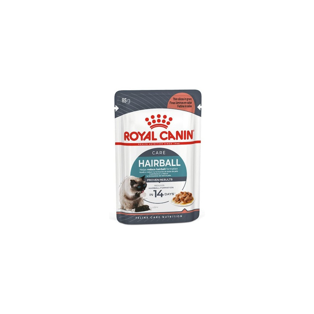 Royal Canin Hairball Care w sosie karma mokra w sosie dla kotów dorosłych, eliminacja kul włosowych saszetka 85g