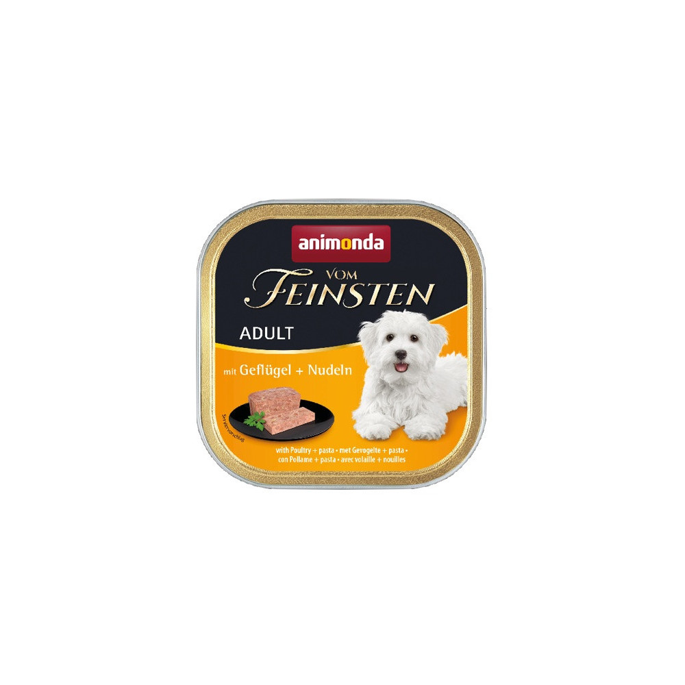 Animonda vom Feinsten Dog Adult Drób i Makaron 150g