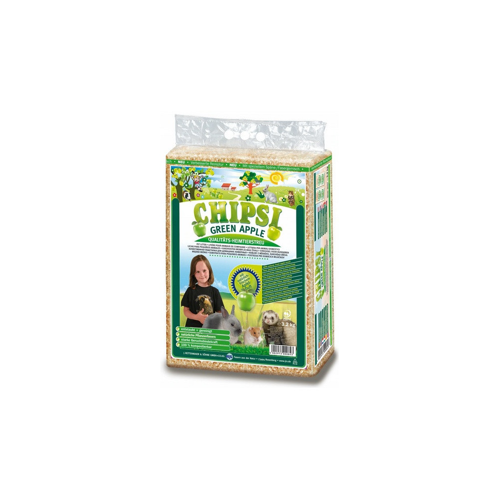 Chipsi Green Apple Ściółka 60L / 3,2kg