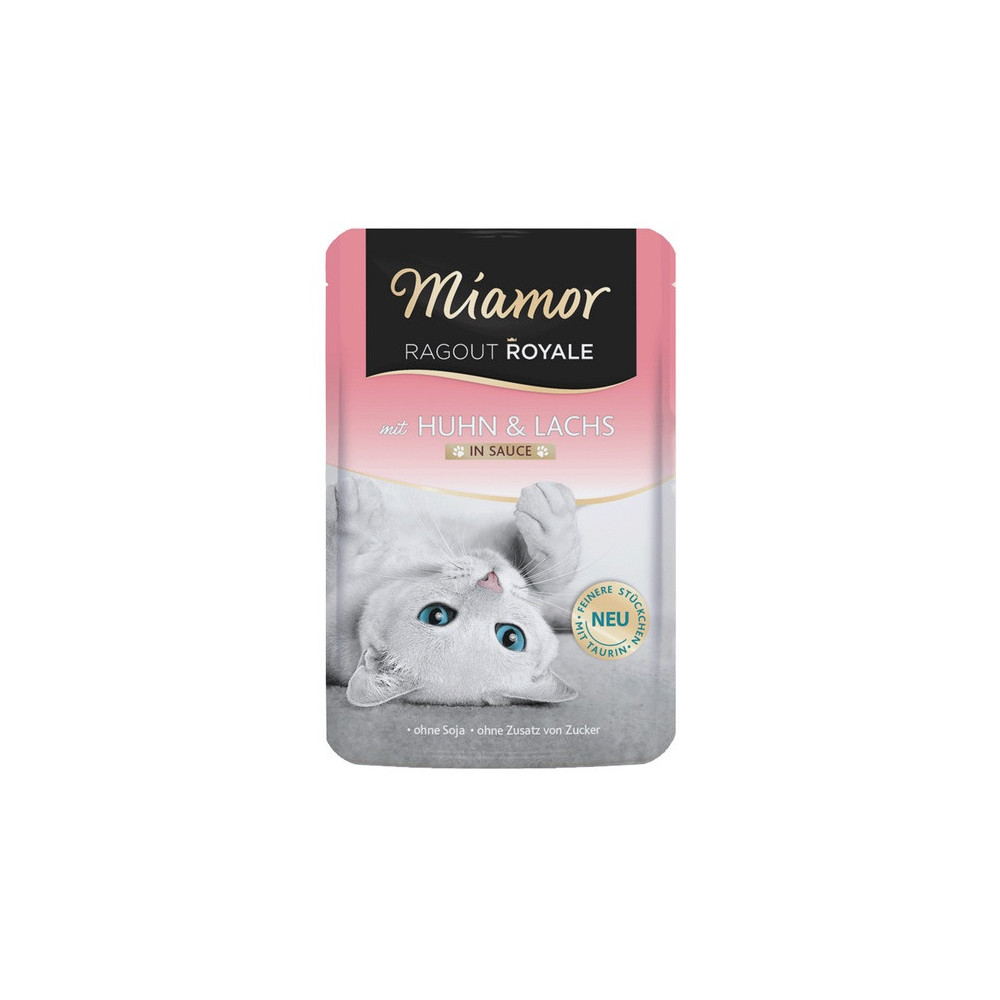 Miamor Ragout Royale z kurczakiem i łososiem w sosie saszetka 100g