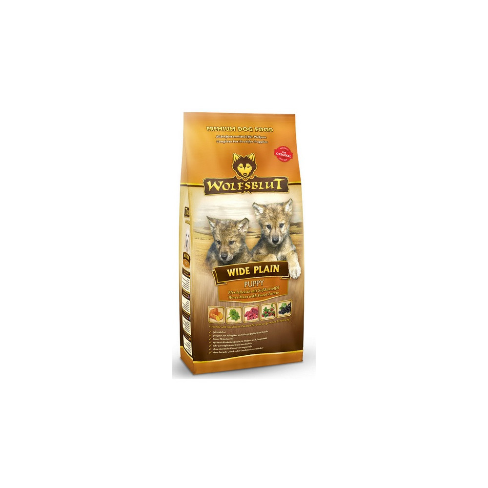 Wolfsblut Dog Wide Plain Puppy - konina i bataty 2kg