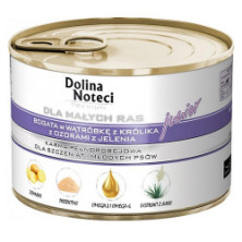 Dolina Noteci Premium Pies Mały Junior wątróbka królika i ozory jeleni 185g