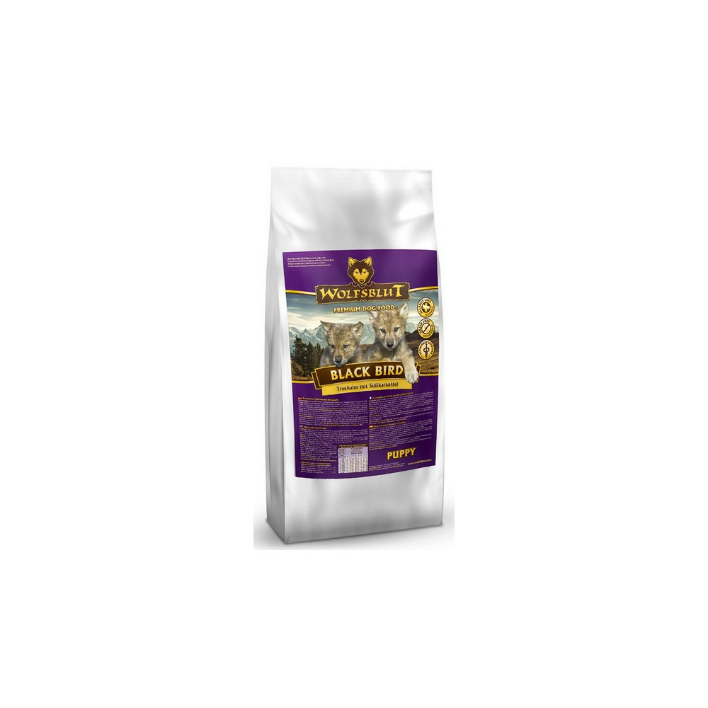 Wolfsblut Dog Black Bird Puppy - indyk i bataty 2kg