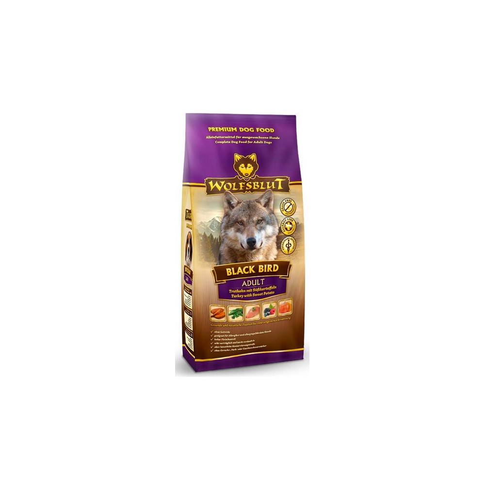 Wolfsblut Dog Black Bird Adult - indyk i bataty 2kg