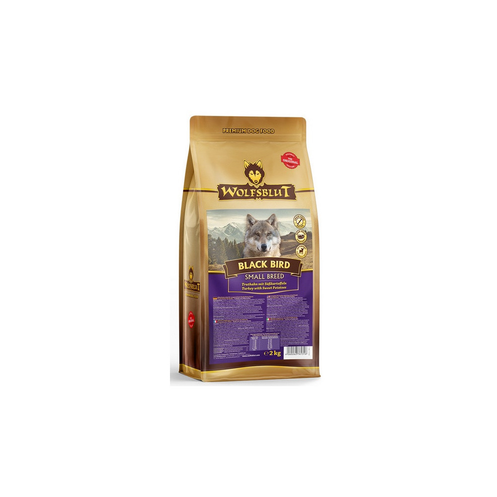 Wolfsblut Dog Black Bird Adult Small - indyk i bataty 2kg