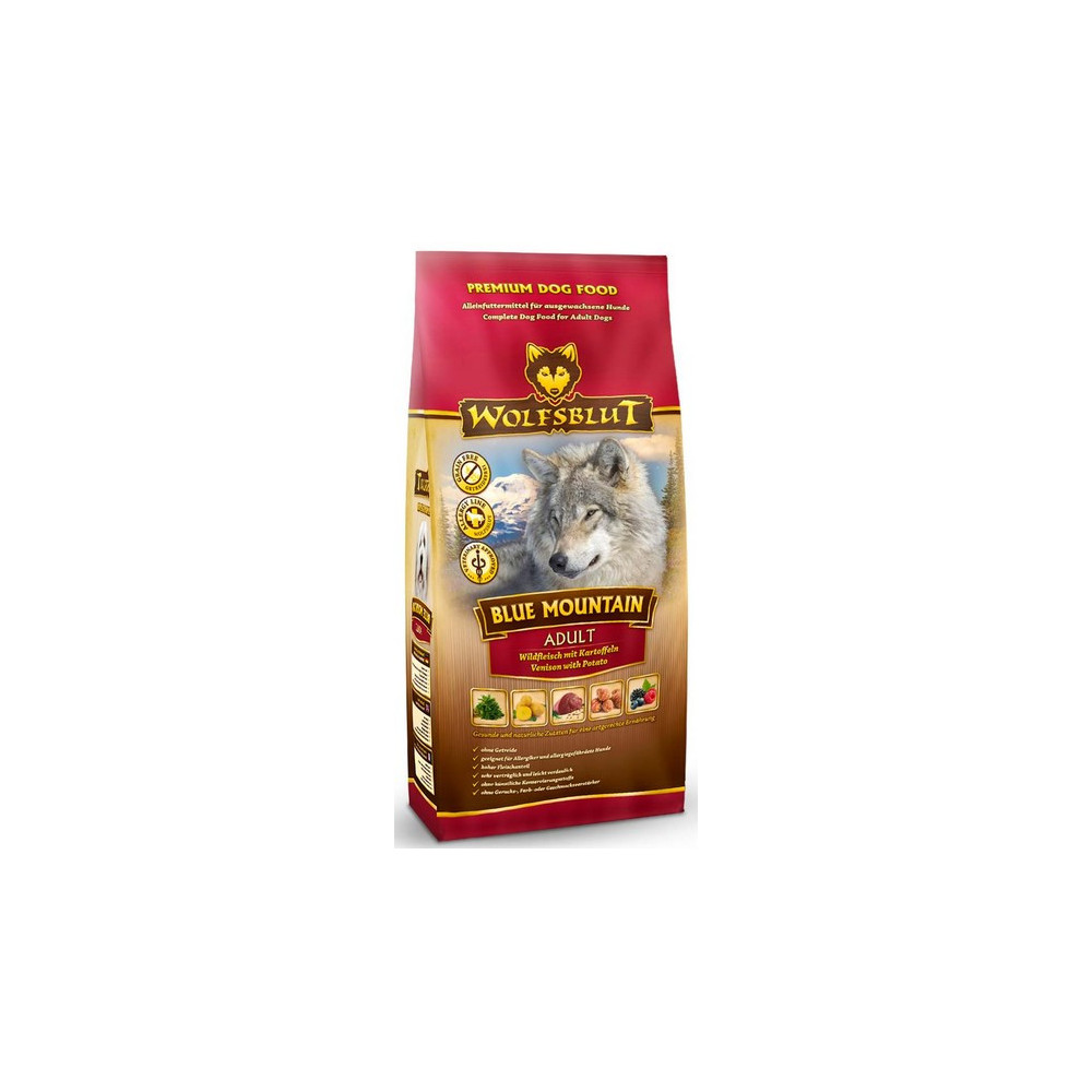 Wolfsblut Dog Blue Mountain - dziczyzna i owoce leśne 500g