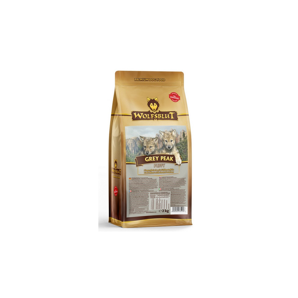 Wolfsblut Dog Grey Peak Puppy - koza i bataty 2kg