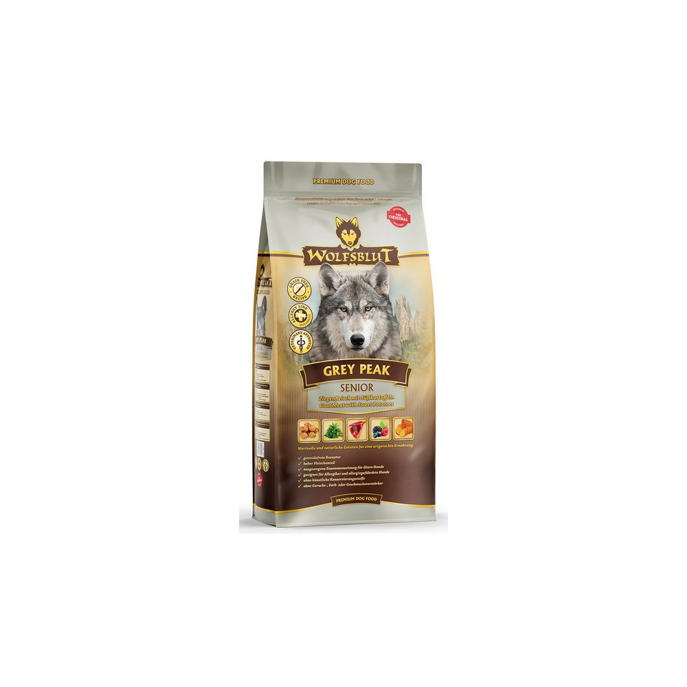 Wolfsblut Dog Grey Peak Senior - koza i bataty 2kg