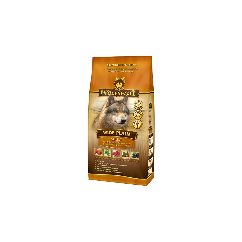 Wolfsblut Dog Wide Plain - konina i bataty 2kg