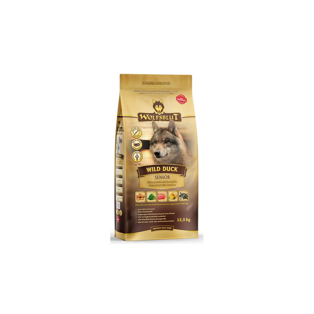 Wolfsblut Dog Wild Duck Senior - kaczka i bataty 2kg