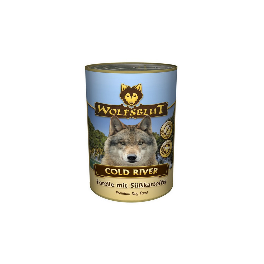Wolfsblut Dog Cold River - pstrąg i bataty puszka 395g