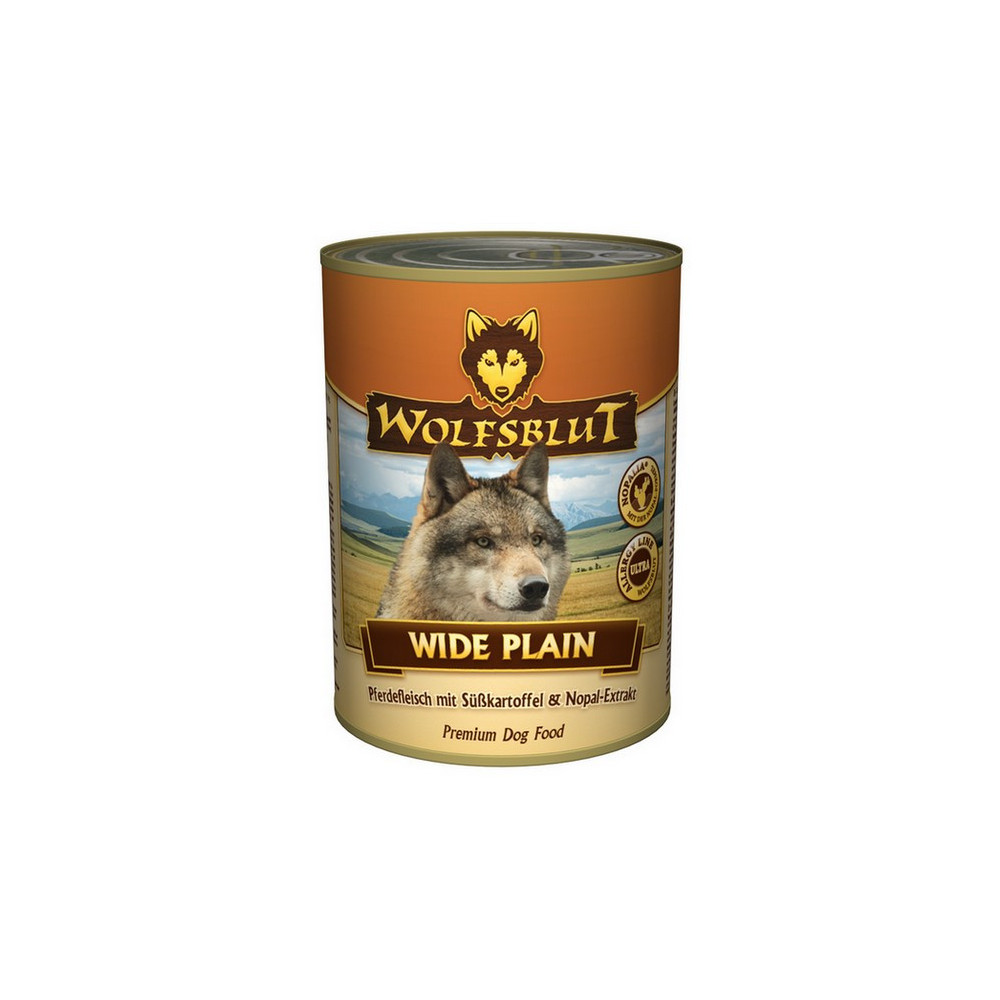 Wolfsblut Dog Wide Plain - konina i bataty puszka 395g