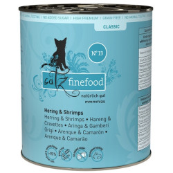 Catz Finefood Classic N.13 Śledź i Krewetki puszka 800g