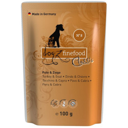 Dogz Finefood Classic N.08 Indyk i koza saszetka 100g
