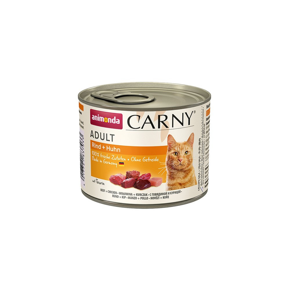 Animonda Carny Adult Wołowina + Kurczak puszka 200g