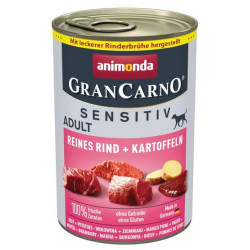 Animonda GranCarno Sensitiv Wołowina + ziemniaki puszka 400g