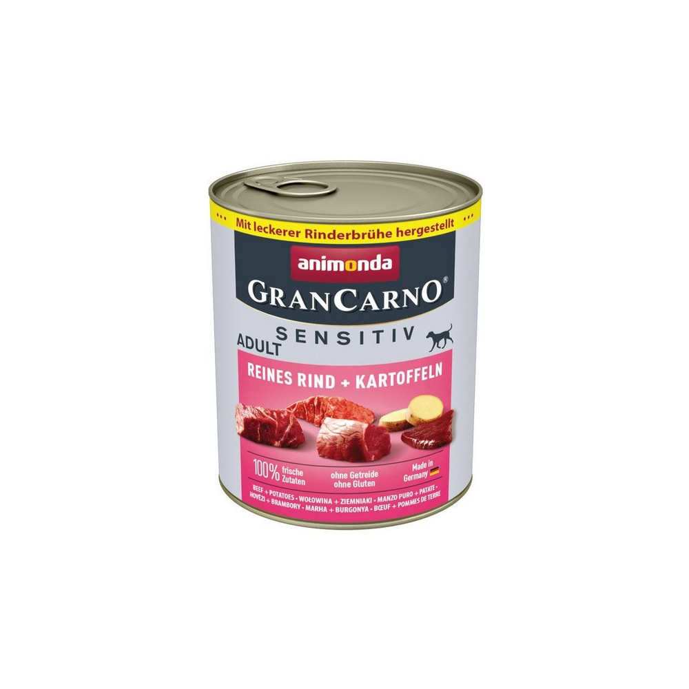 Animonda GranCarno Sensitiv Wołowina + ziemniaki puszka 800g