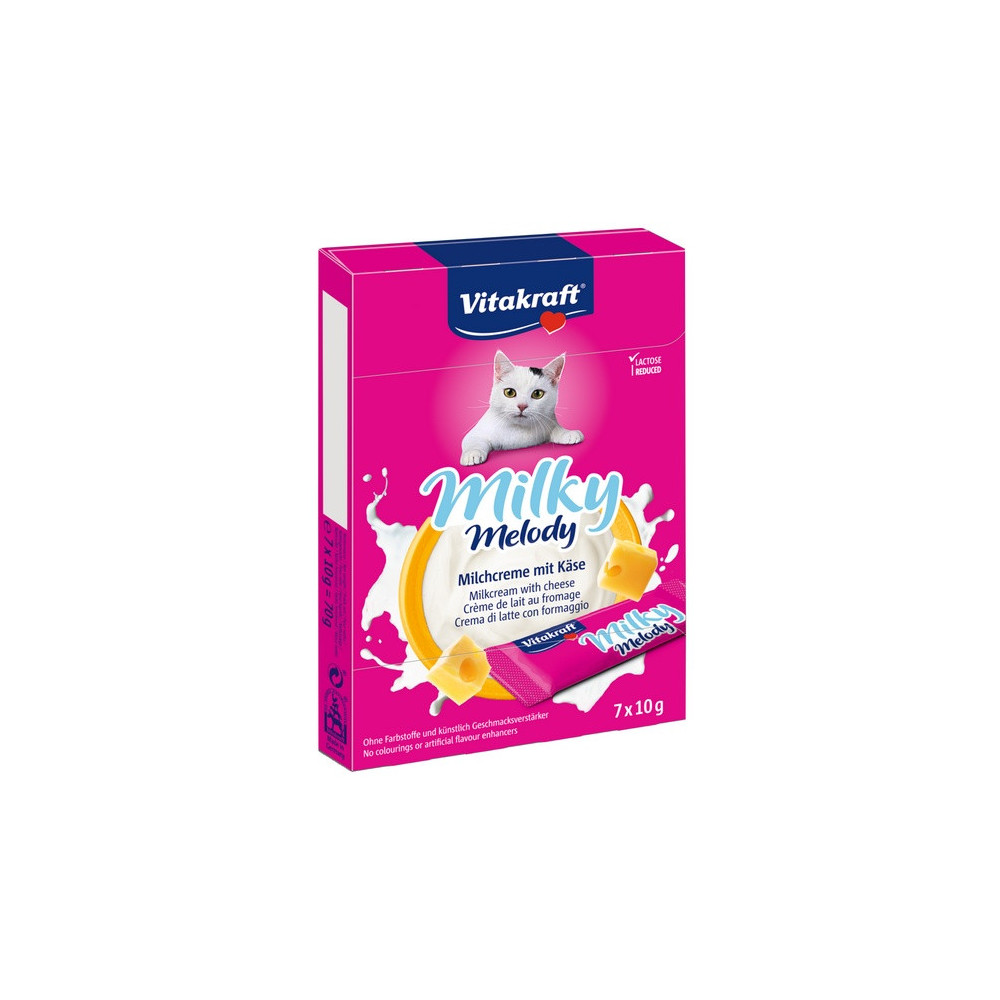 Vitakraft Cat Milky Melody krem z mleka i sera 70g [28819]