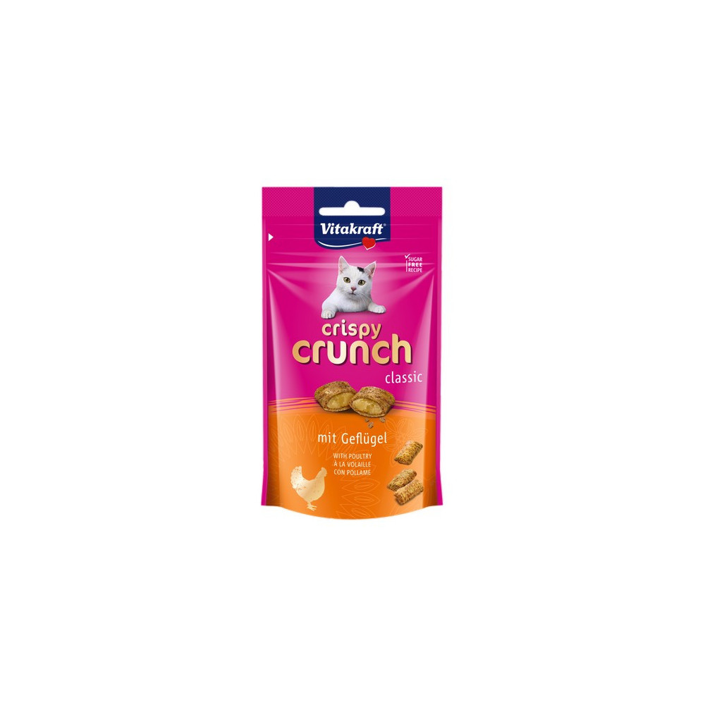 Vitakraft Cat Crispy Crunch drób 60g [2428814]