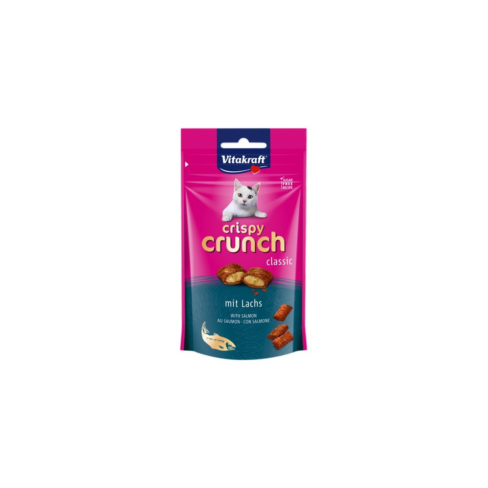 Vitakraft Cat Crispy Crunch łosoś 60g [2428815]