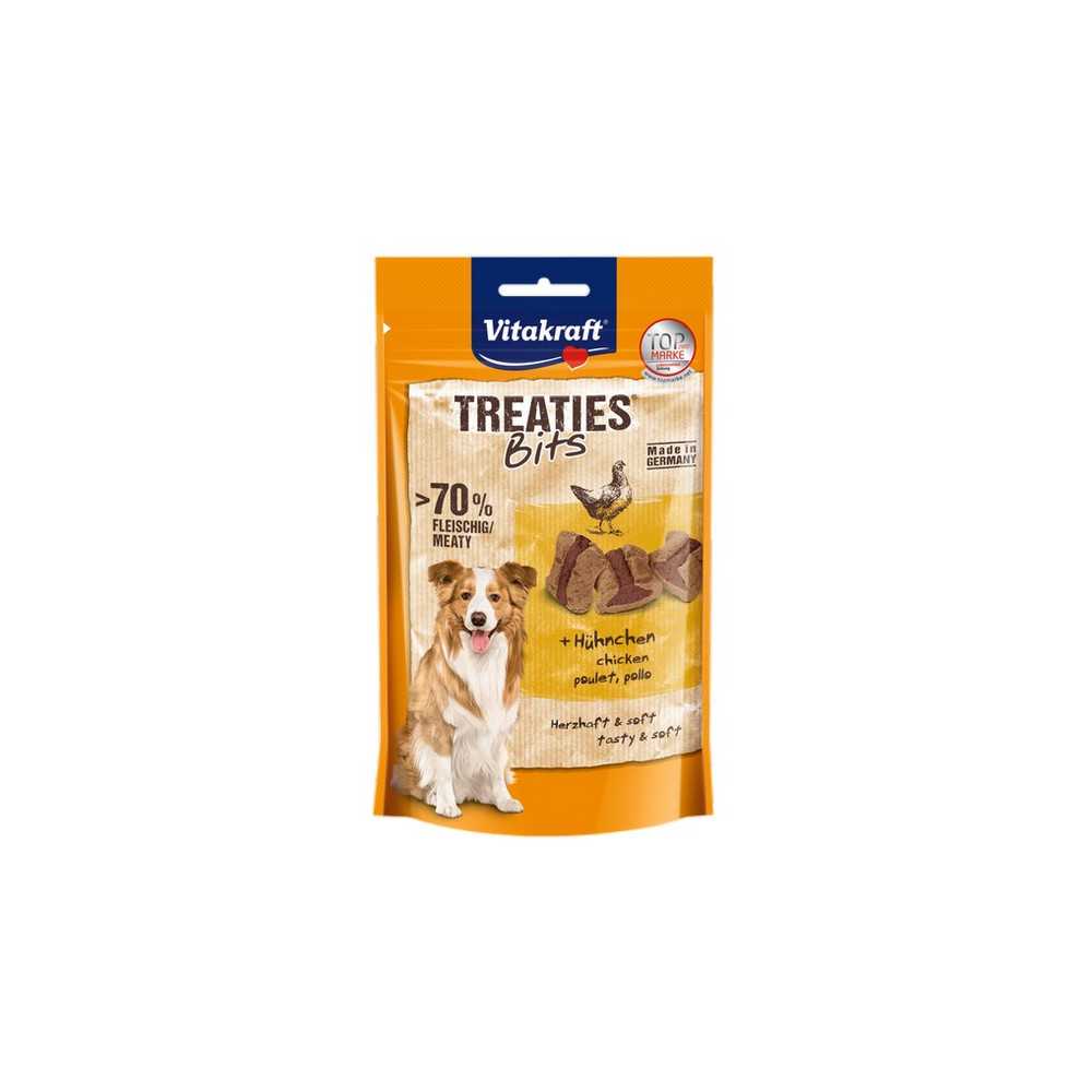 Vitakraft Dog Treaties Bits - Smaczne Kawałki - kurczak 120g [2328808]