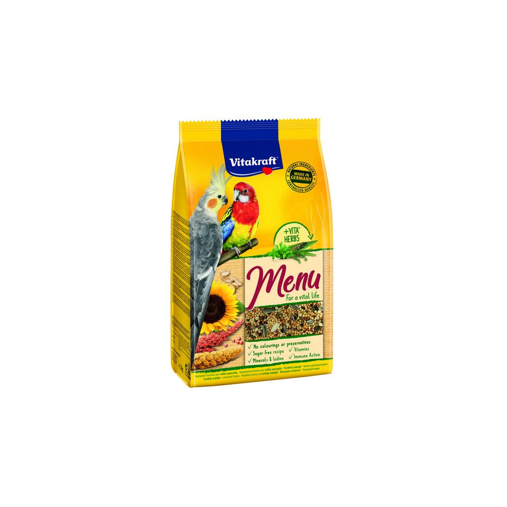 Vitakraft Menu Vital Papuga średnia 1kg [2110621]