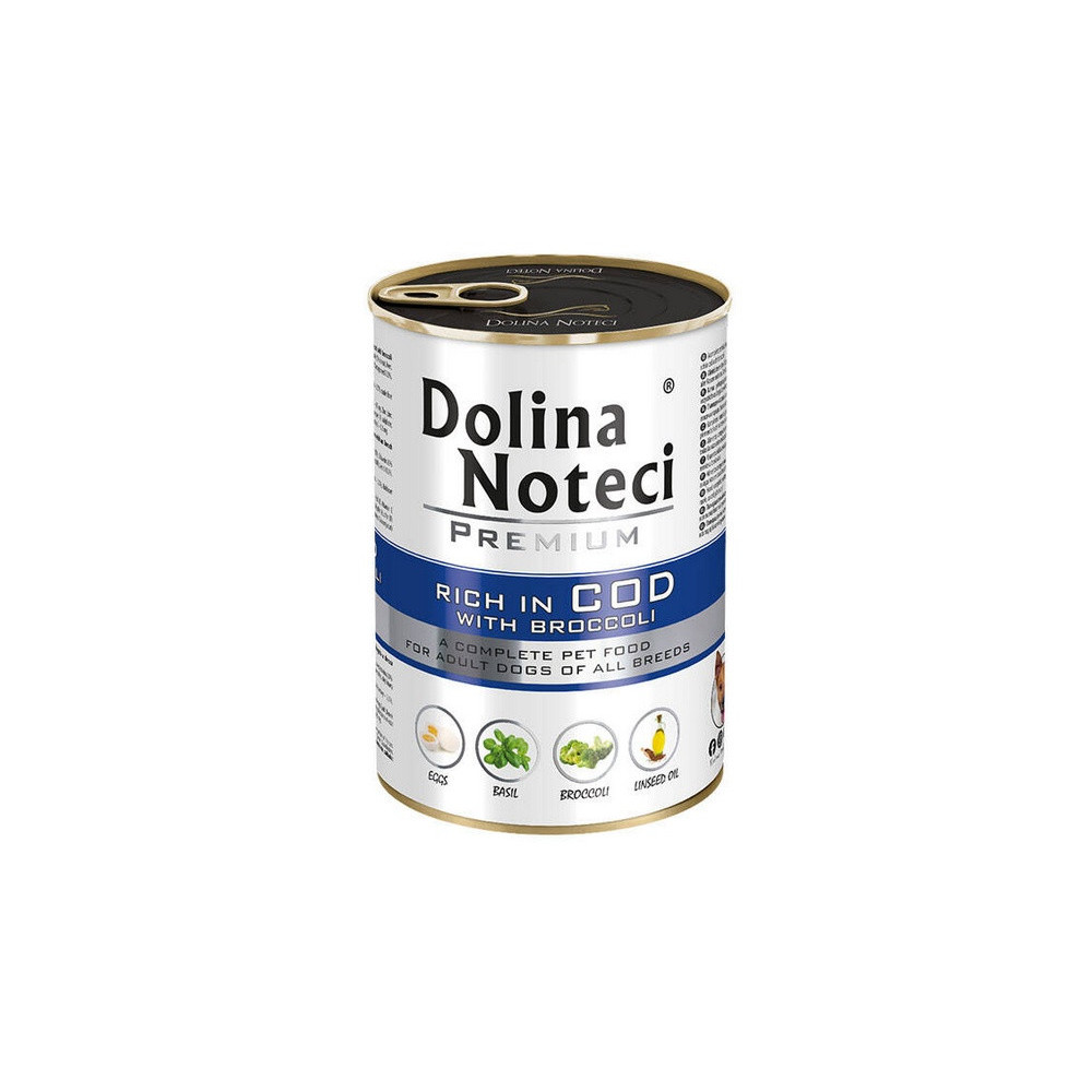 Dolina Noteci Premium Pies Dorsz i brokuły puszka 400g