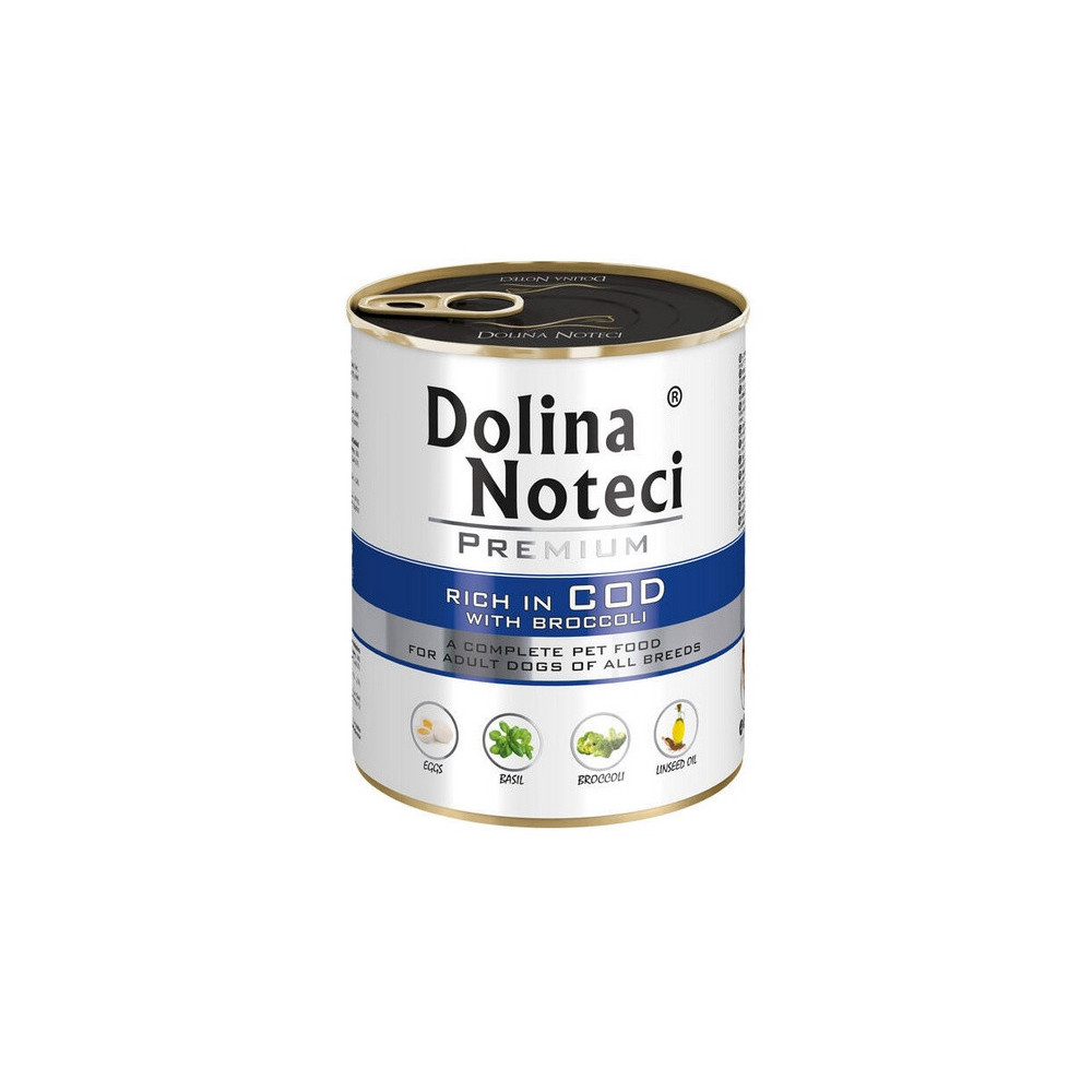Dolina Noteci Premium Pies Dorsz i brokuły puszka 800g