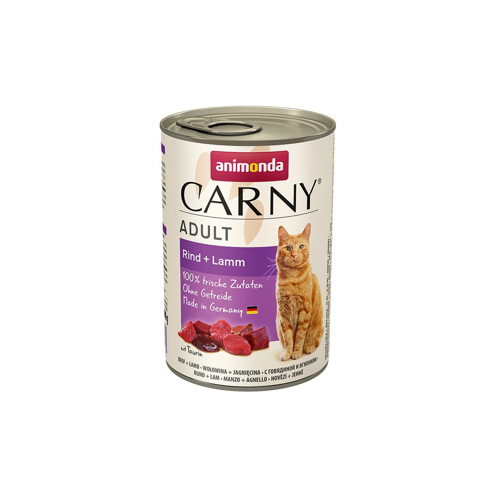 Animonda Carny Adult Wołowina + Jagnięcina puszka 400g