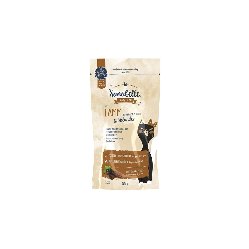 Sanabelle Snack Jagnięcina & Czarny bez 55g