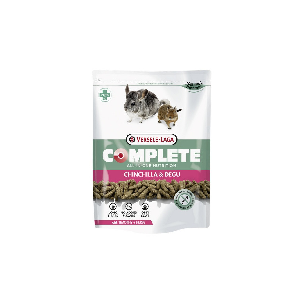 Versele-Laga Chinchilla & Degu Complete pokarm dla szynszyli i koszatniczki  500g