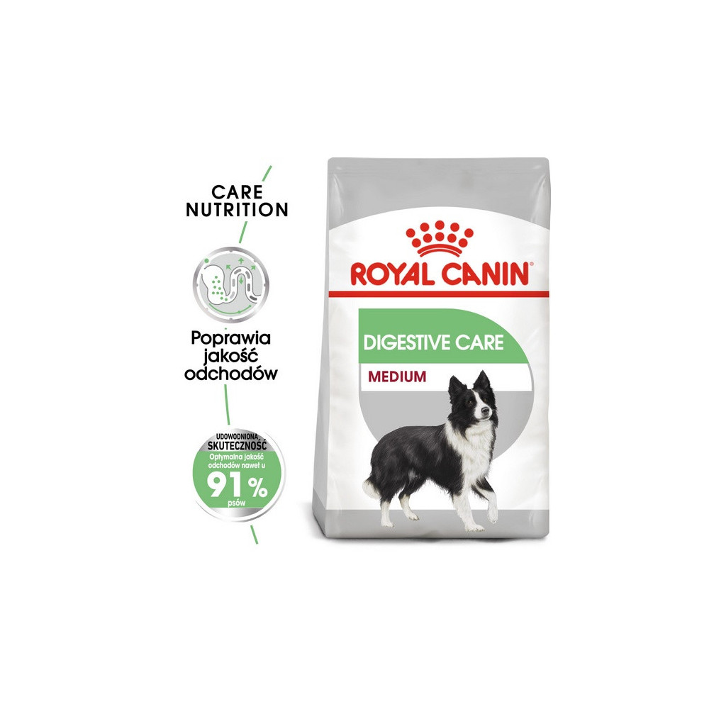 Royal Canin Medium Digestive Care karma sucha dla psów dorosłych, ras średnich o wrażliwym przewodzie pokarmowym 3kg