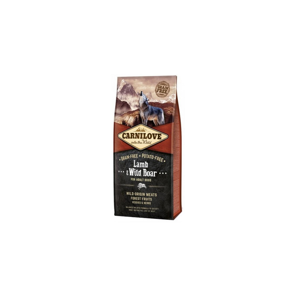 Carnilove Dog Lamb & Wild Boar Adult - jagnię i dzik 12kg