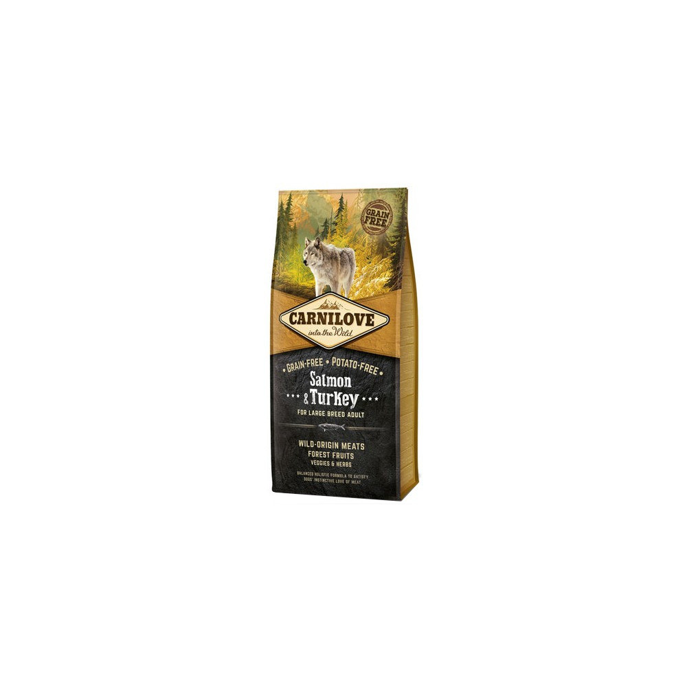 Carnilove Dog Salmon & Turkey Large Adult - łosoś i indyk 1,5kg