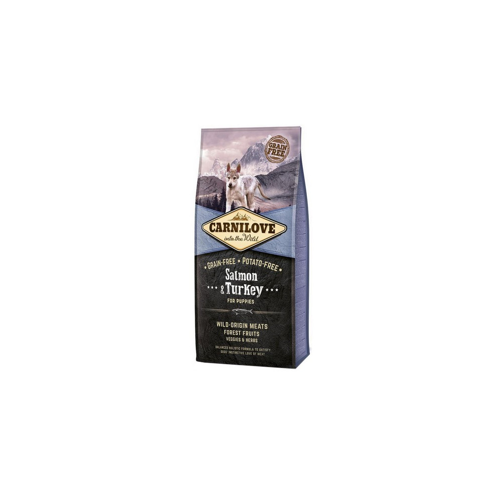 Carnilove Dog Salmon & Turkey Puppy - łosoś i indyk 1,5kg