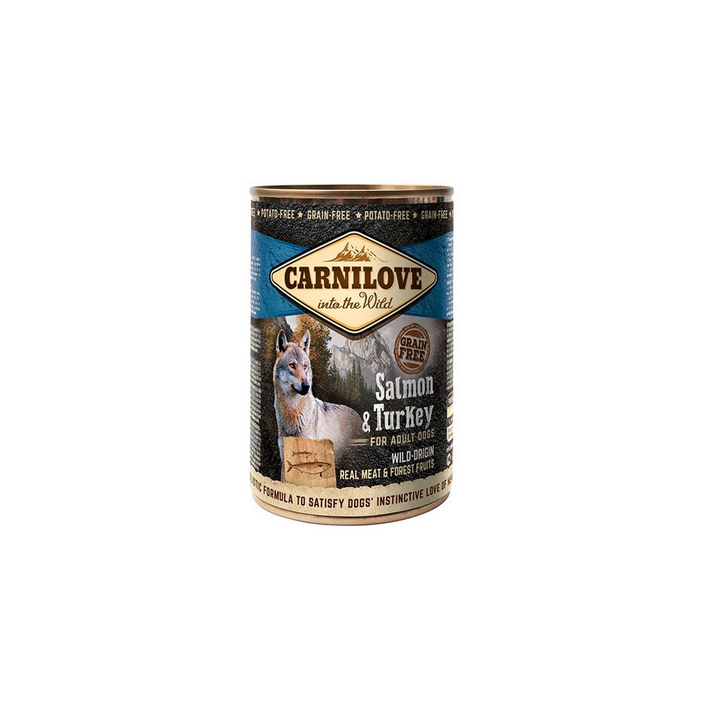 Carnilove Dog Wild Meat Salmon & Turkey Adult - łosoś i indyk puszka 400g