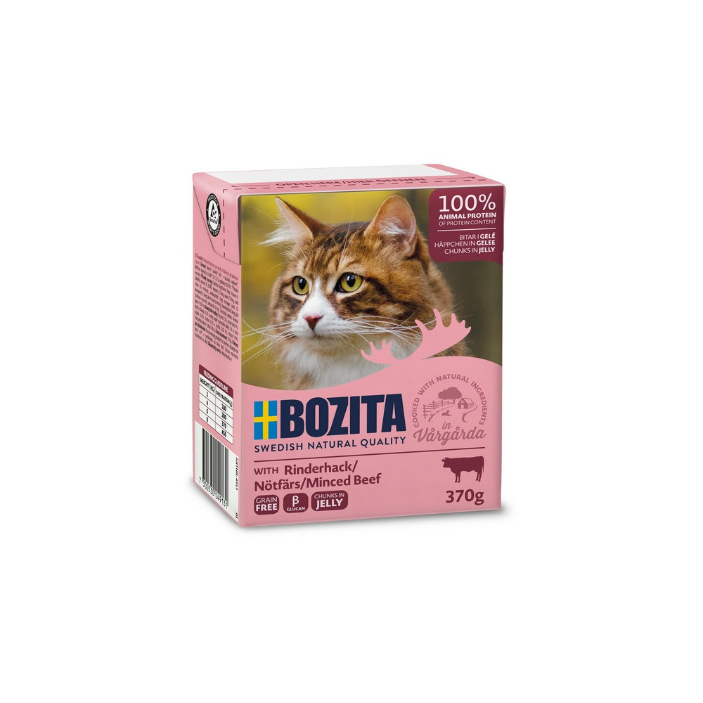 Bozita z Wołowiną kawałki w galaretce kartonik 370g