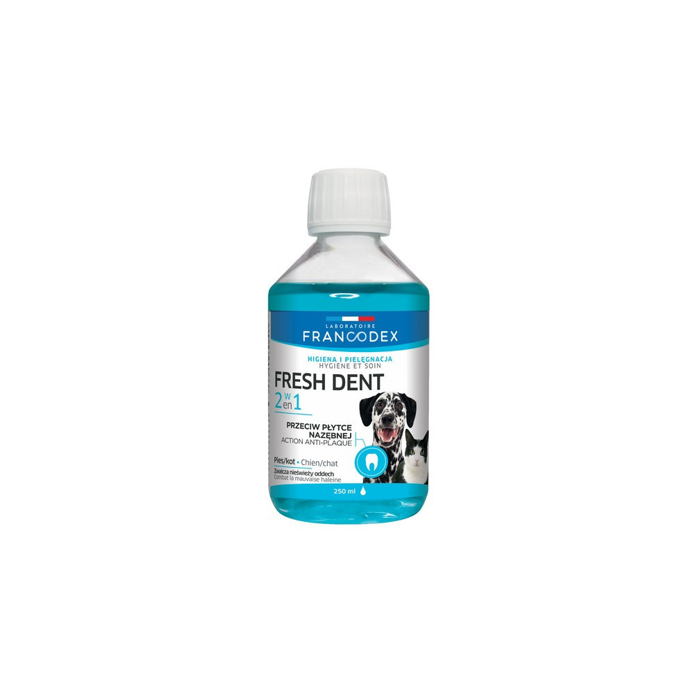 Francodex Fresh Dent płyn do higieny jamy ustnej 250ml [FR179120]