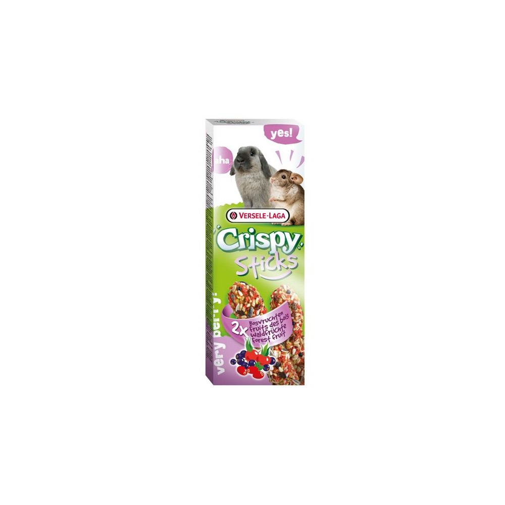 Versele-Laga Crispy Sticks Rabbit & Chinchilla Forest Fruits - kolby dla królików i szynszyli z leśnymi owocami 110g