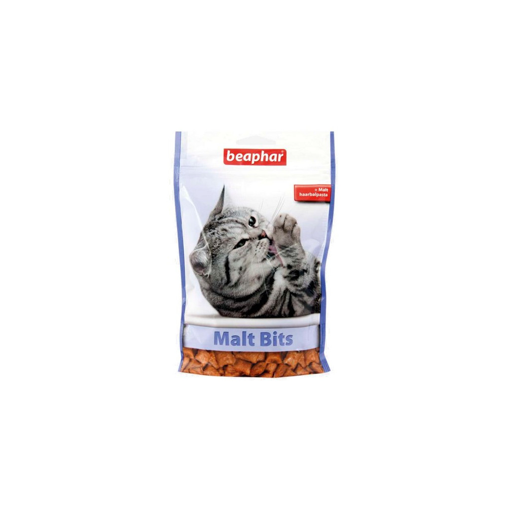 Beaphar Malt Bits - z pastą przeciw pilobezoarom 150g