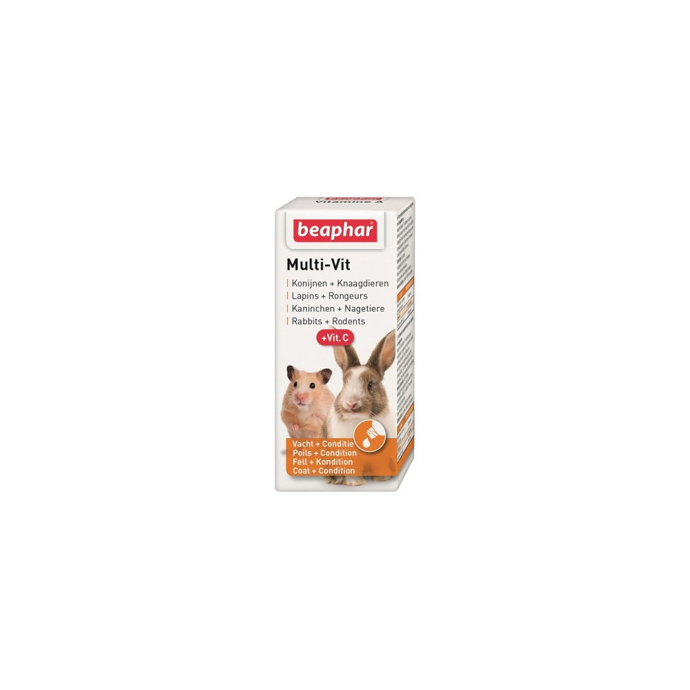 Beaphar Multi-Vit + witamina C dla gryzoni 20ml