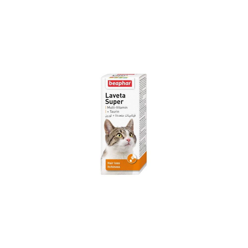 Beaphar Laveta Super Cat - preparat na sierść dla kota 50ml