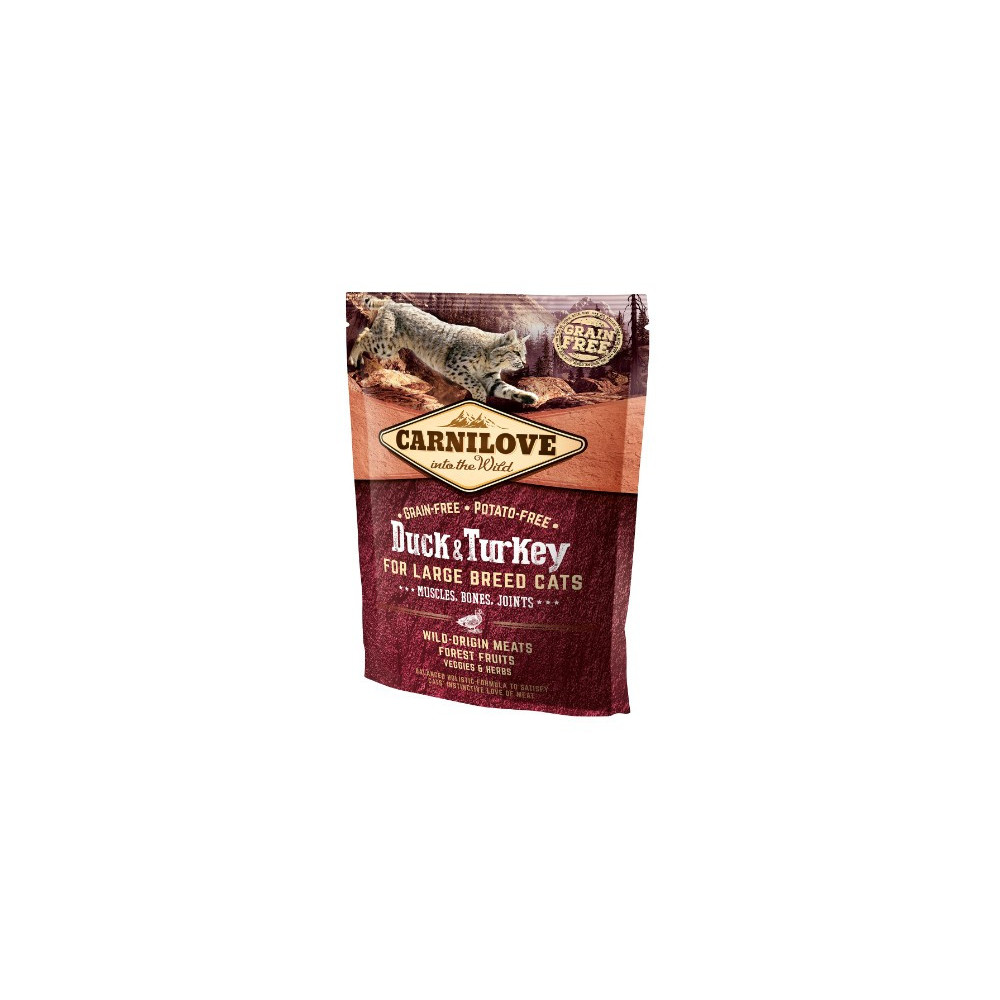 Carnilove Cat Duck & Turkey for Large Breed - kaczka i indyk 400g