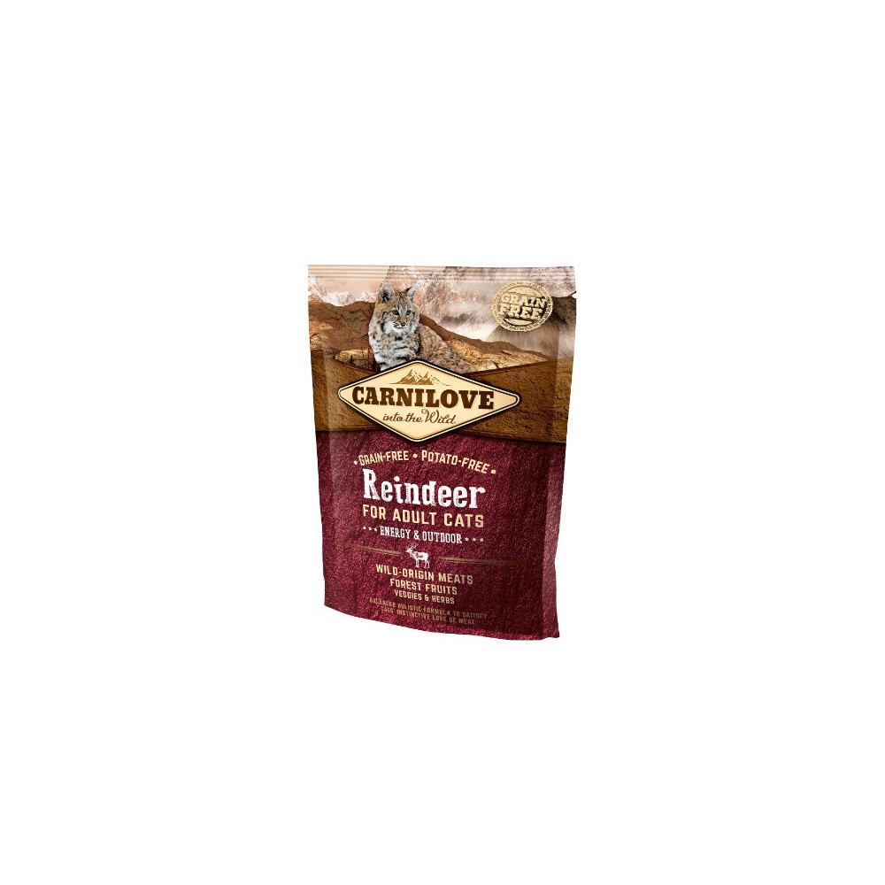 Carnilove Cat Reindeer Energy & Outdoor - renifer 400g