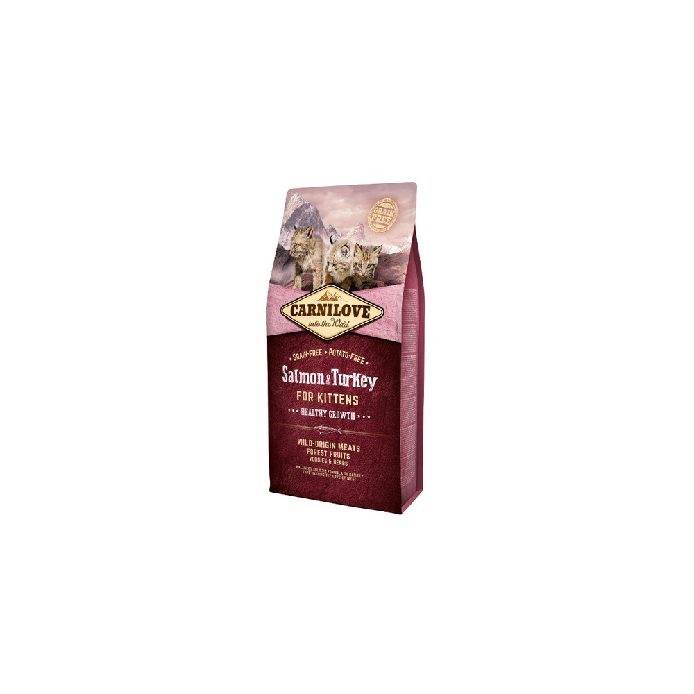 Carnilove Cat Salmon & Turkey for Kittens - łosoś i indyk 6kg