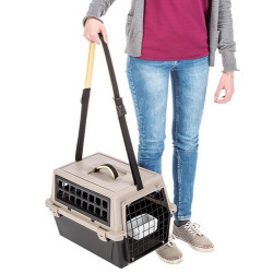 Ferplast Atlas 10 Trendy Plus - transporter czarny/beż/czarny [73027099]