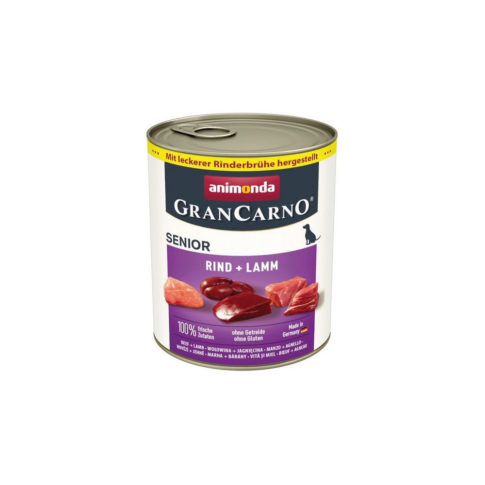 Animonda GranCarno Original Senior Rind Lamm Wołowina + Jagnięcina puszka 800g