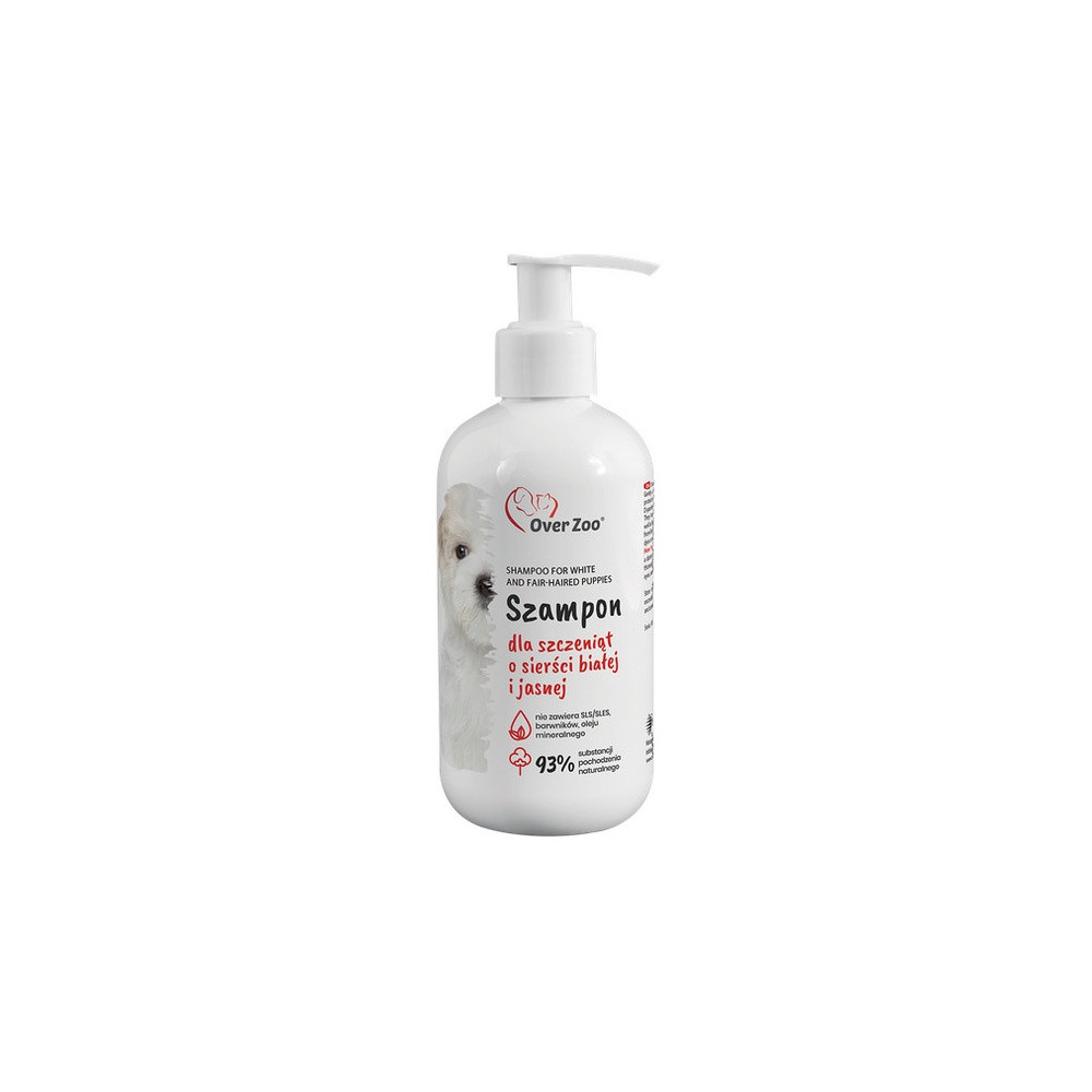 Over Zoo Szampon dla szczeniąt o jasnej/białej sierści 250ml