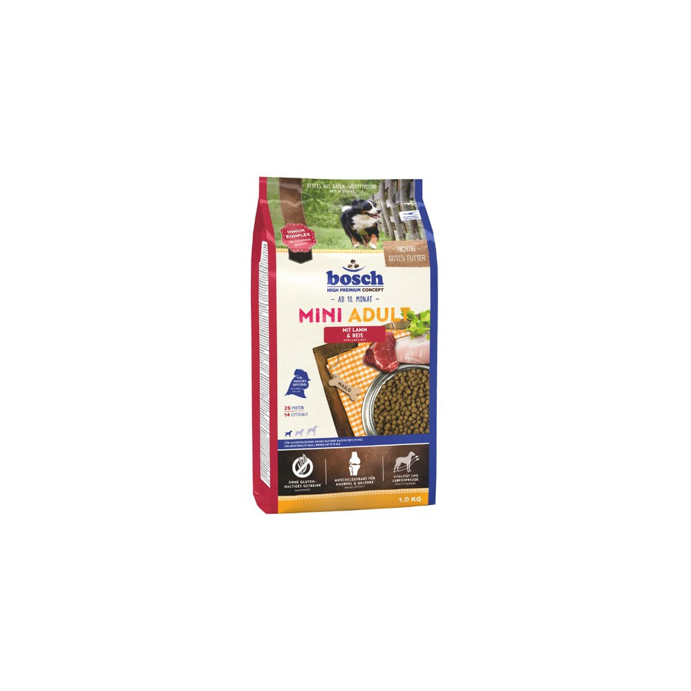 Bosch Mini Adult Lamm & Reis - Jagnięcina i ryż 1kg