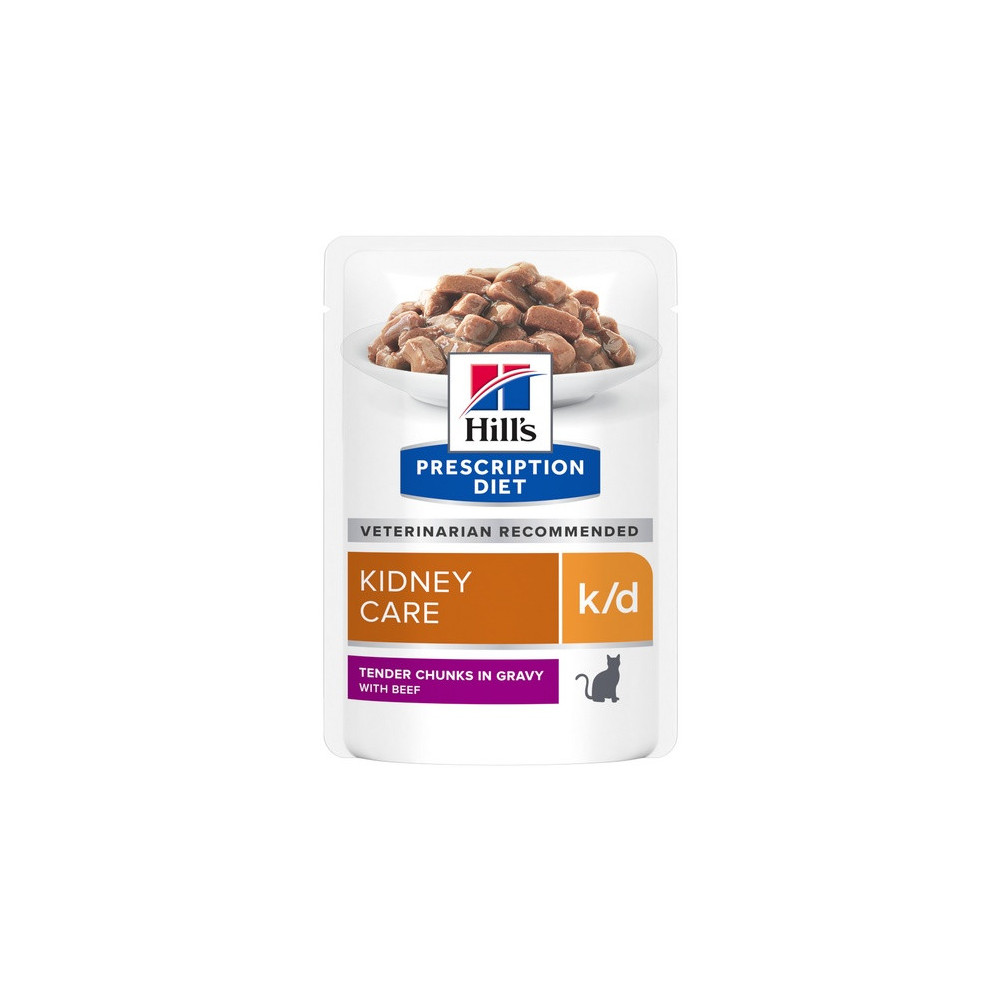 Hill's Prescription Diet k/d Feline Wołowina saszetka 85g